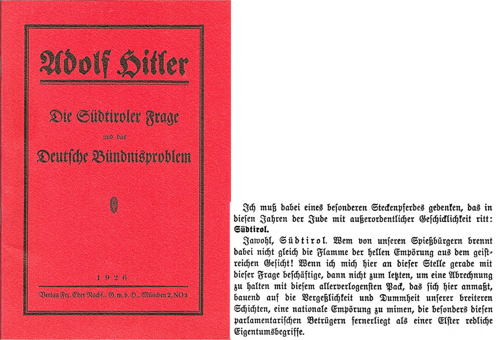 Adolf Hitler: Die Südtirol Frage