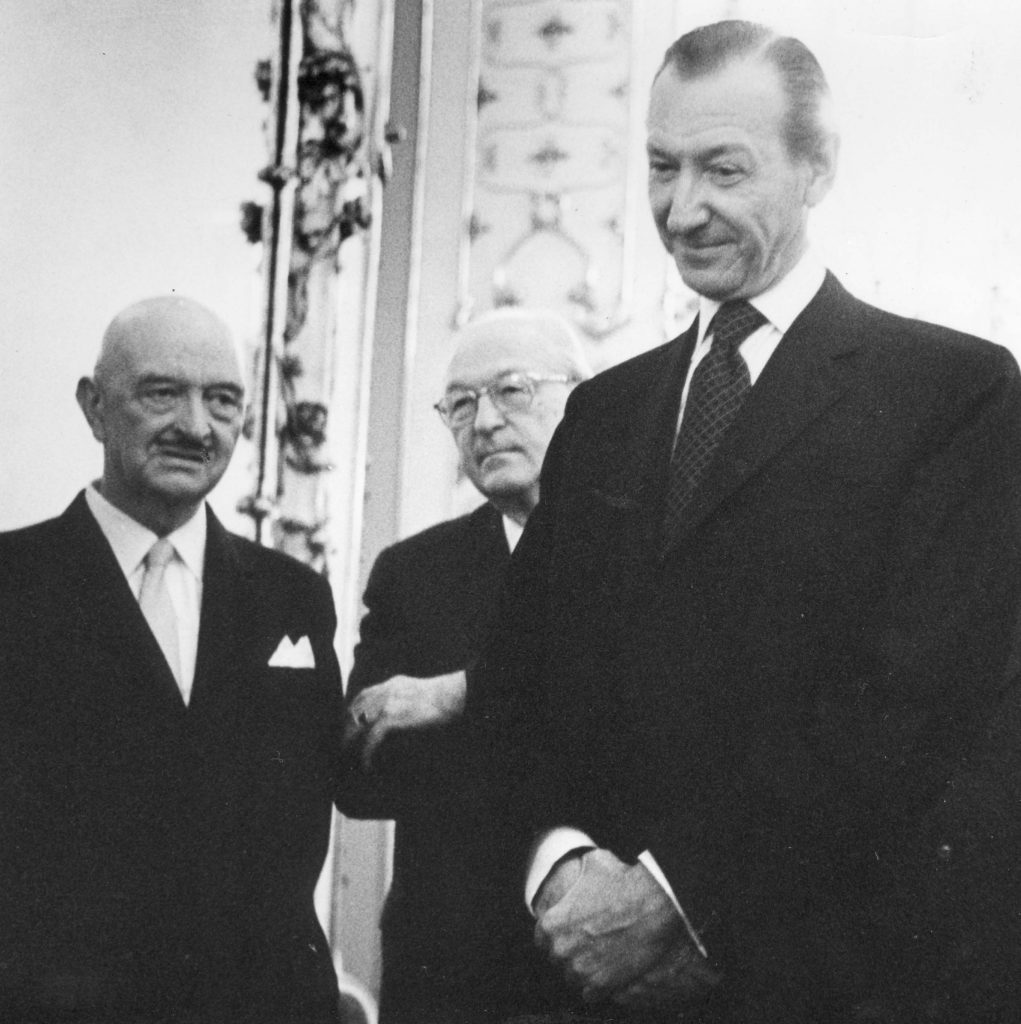 Rudolf Moser und Kurt Waldheim