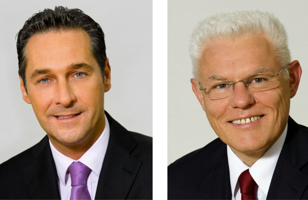 HC Strache und Werner Neubauer